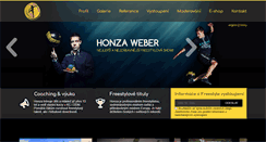 Desktop Screenshot of honzaweber.com